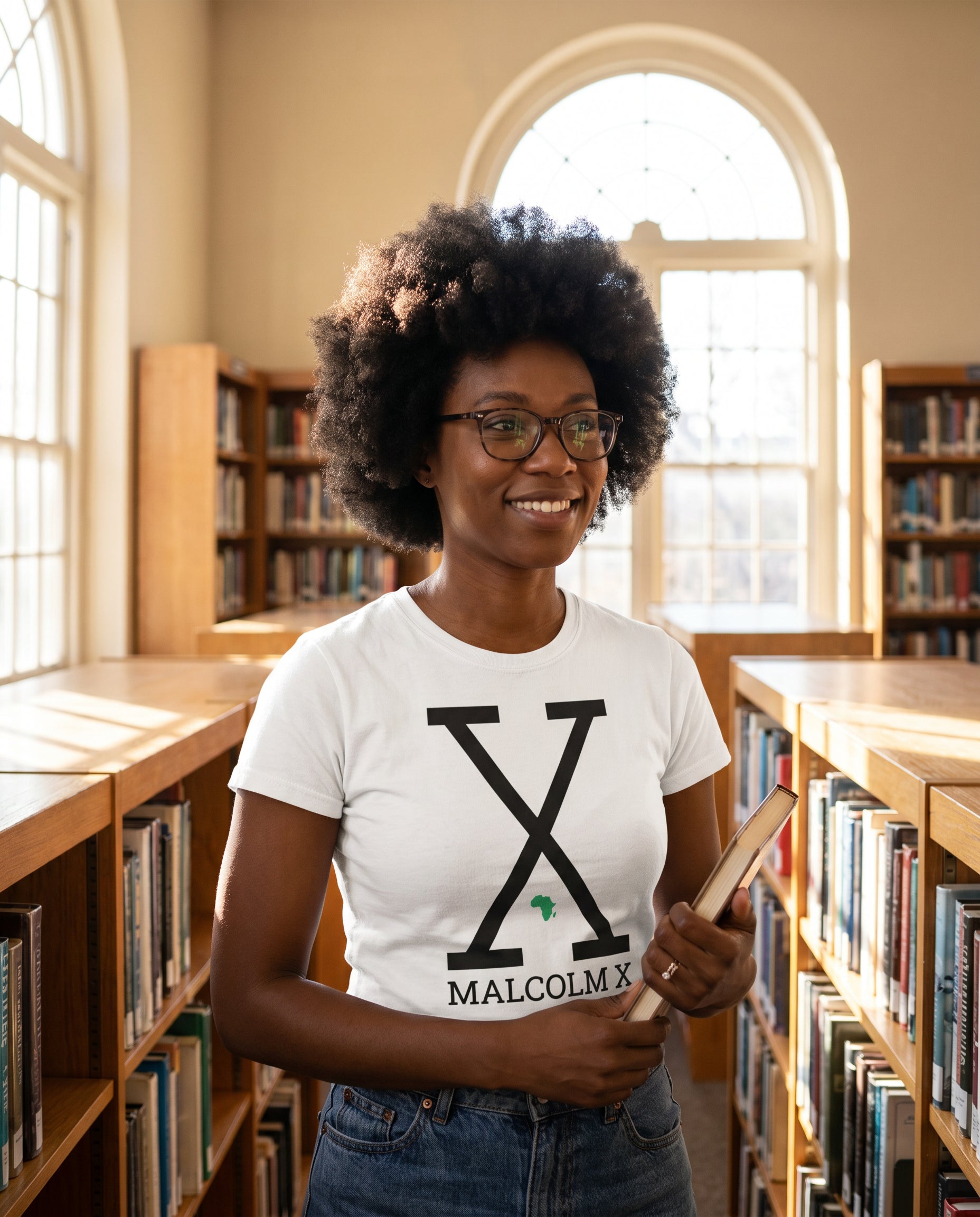 Malcolm X T-Shirt - lifestyle photo