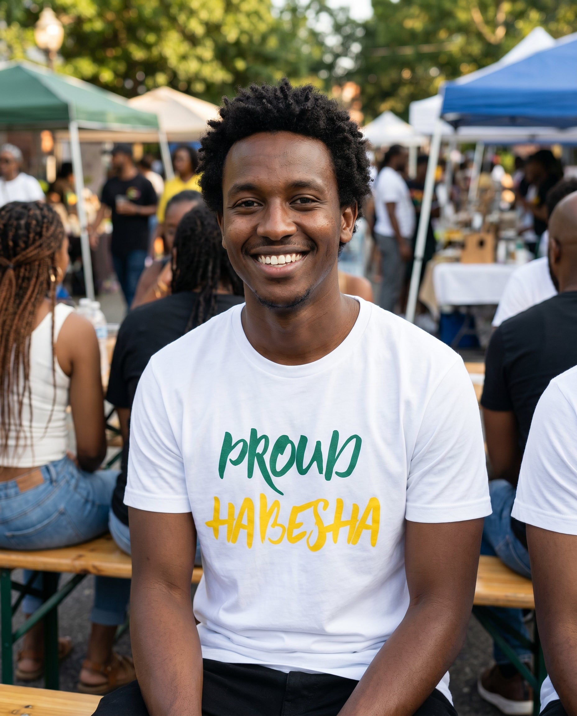 Proud Habesha T-Shirt - lifestyle photo