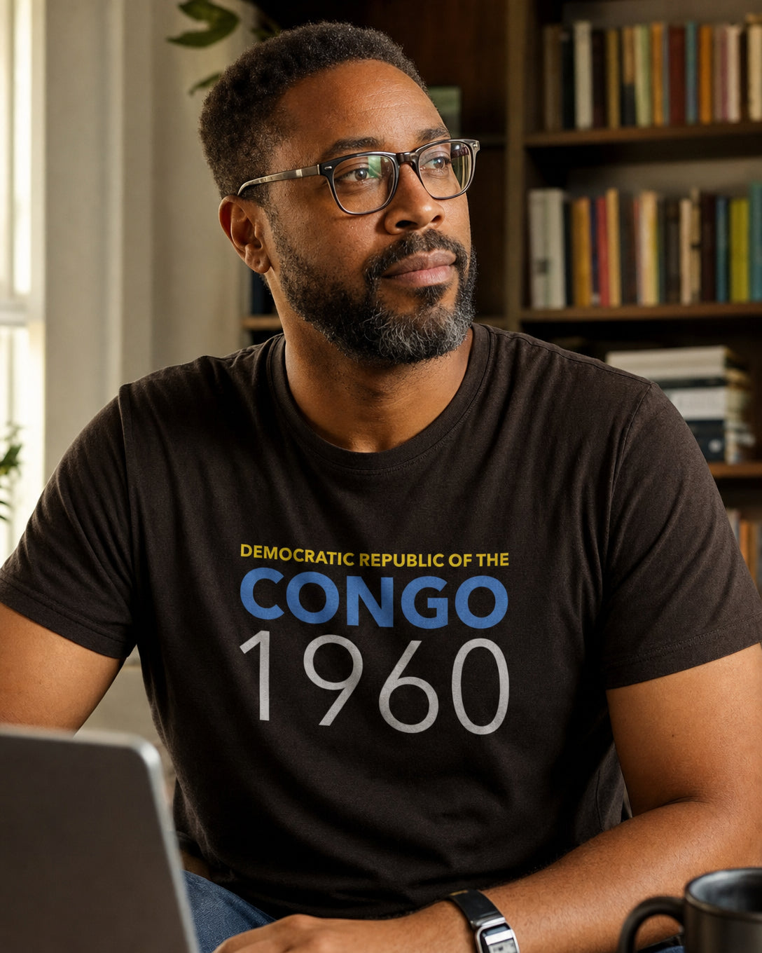 Congo 1960 T-Shirt — lifestyle photo | Origins Clothing Co