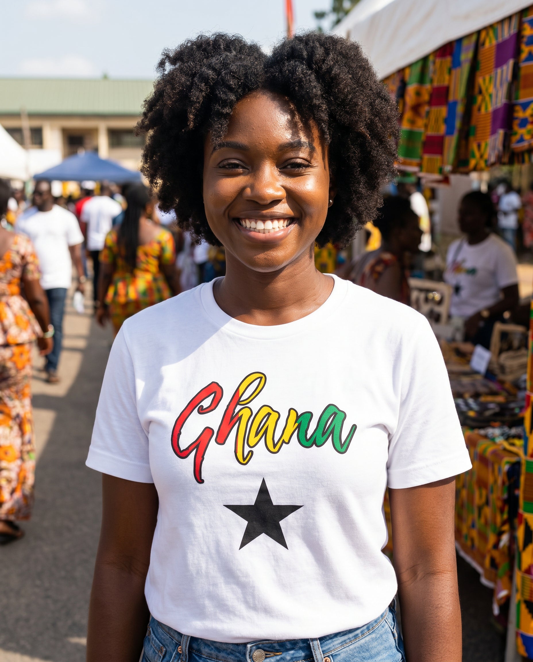 Ghana Star T-Shirt - lifestyle photo