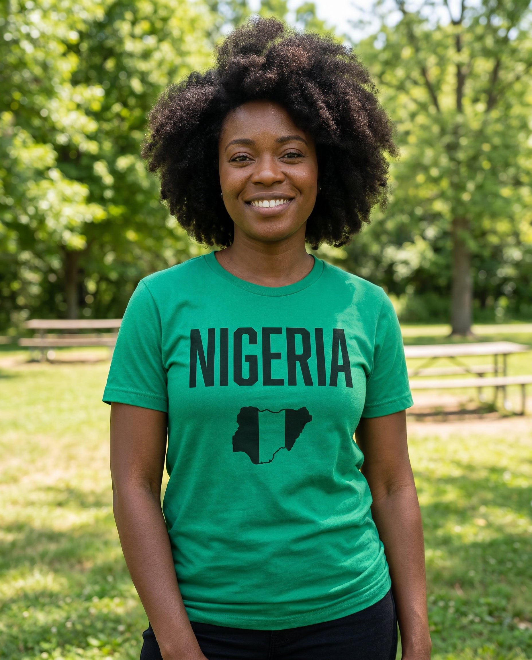 Nigeria Classic T-Shirt - lifestyle photo