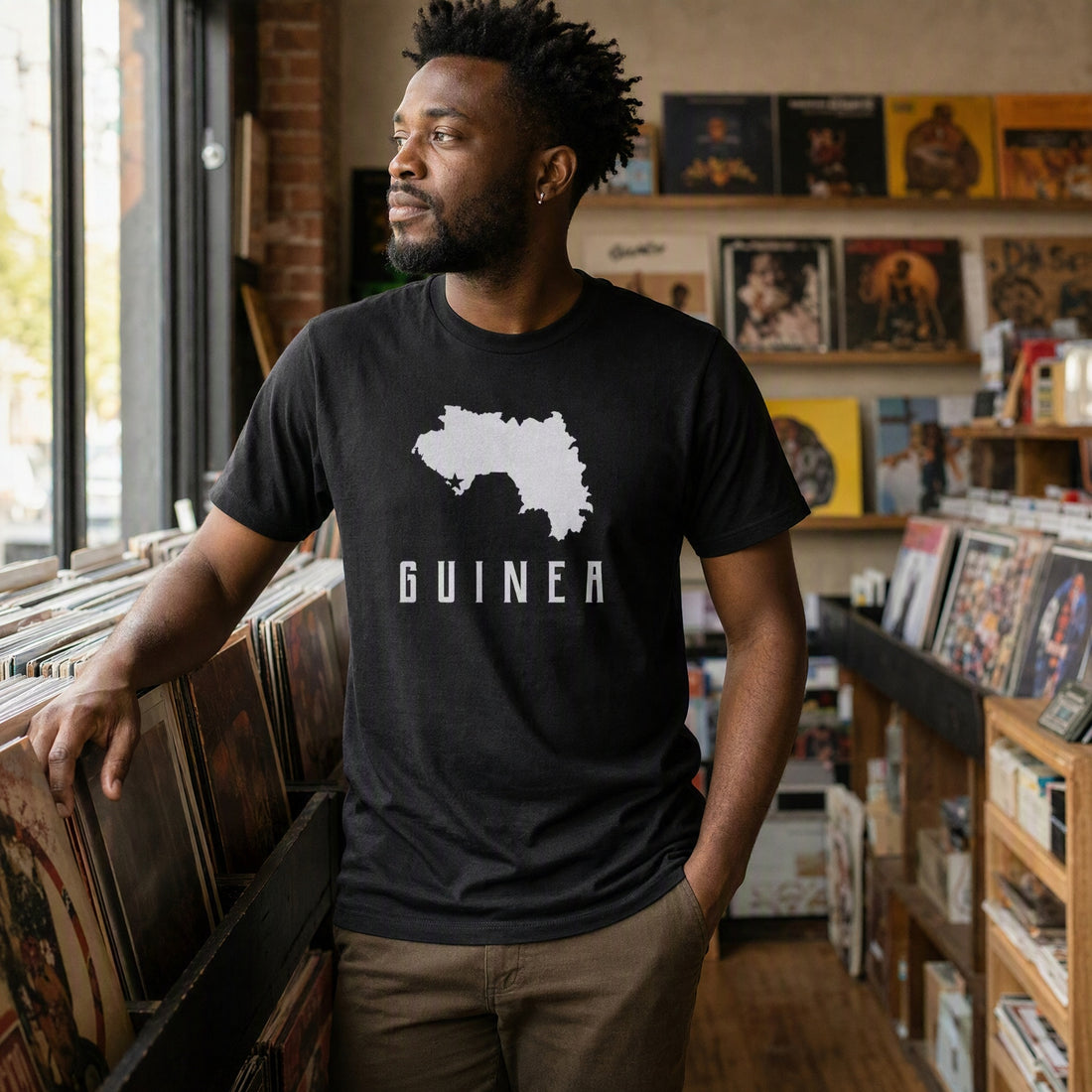 Guinea Map T-Shirt - Origins Clothing