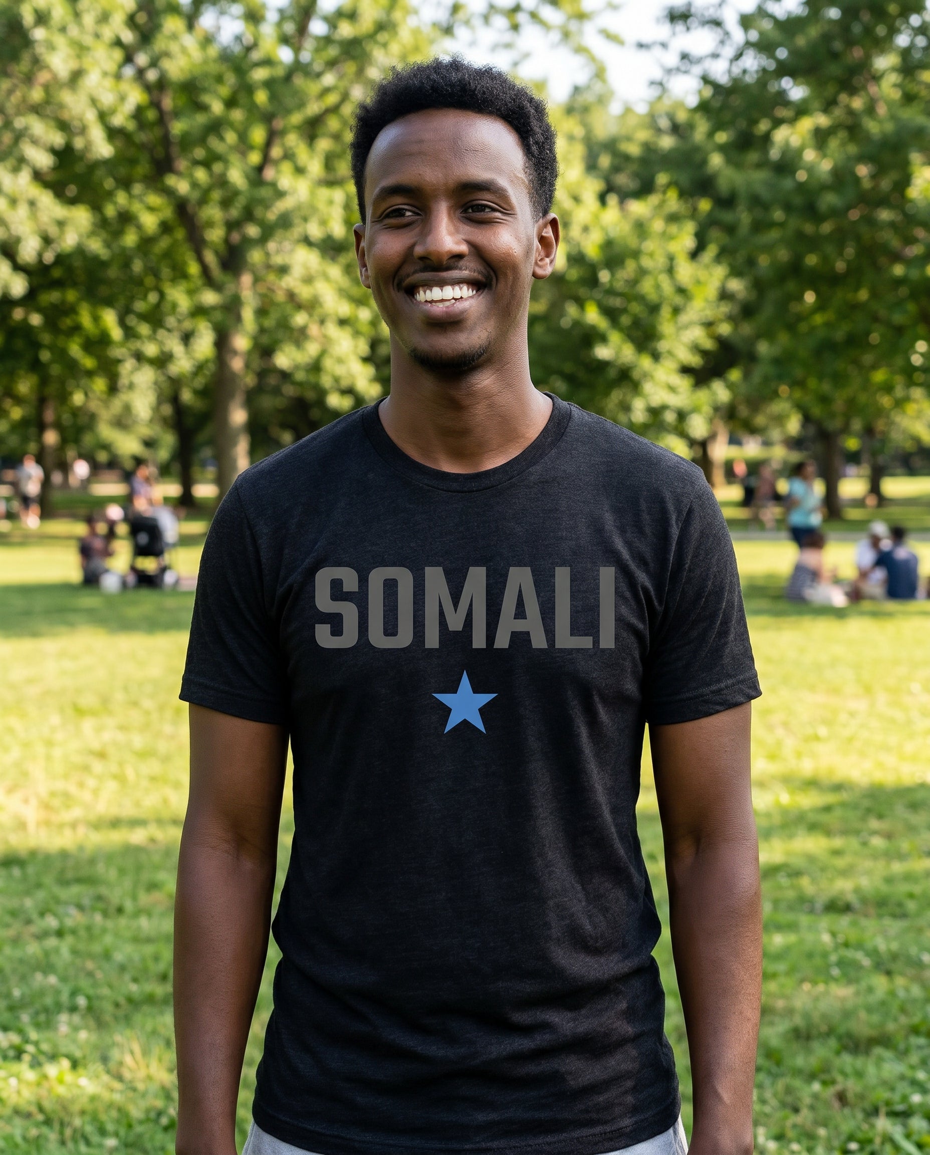 Somali Star T-Shirt — lifestyle photo | Origins Clothing Co