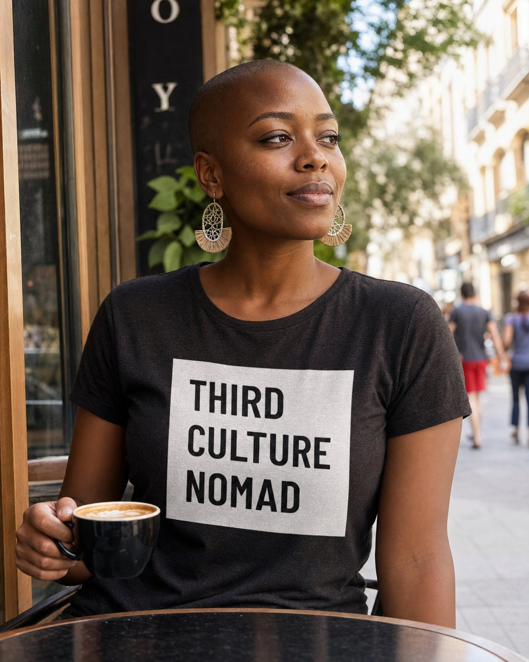 Third Culture Nomad T-Shirt — lifestyle photo | Origins Clothing Co