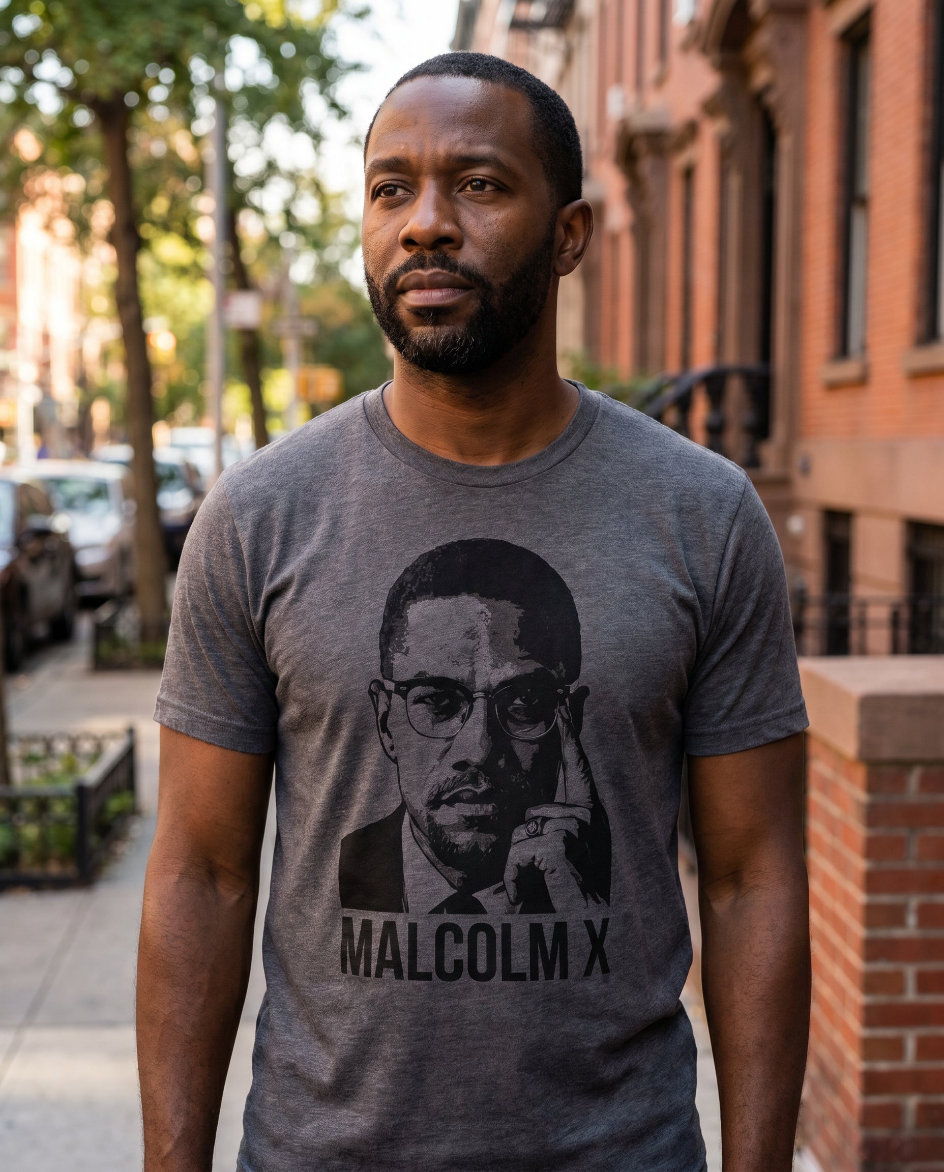 Malcolm X T-Shirt - lifestyle photo