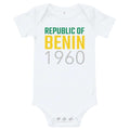 Benin 1960 Baby Onesie - Origins Clothing