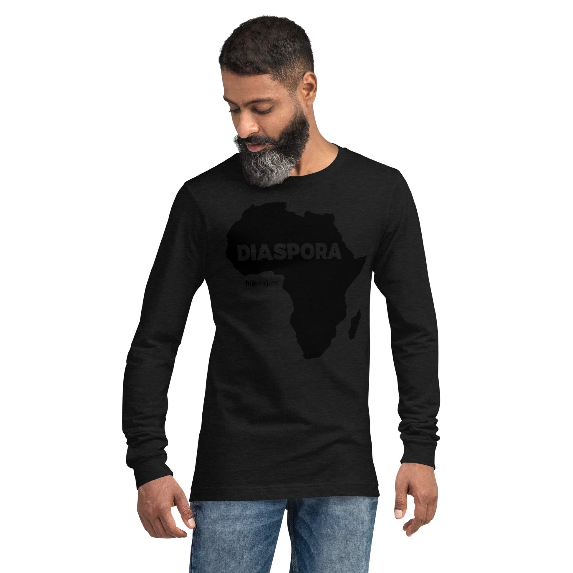 Black Diaspora Unisex Long Sleeve Tee - Origins Clothing