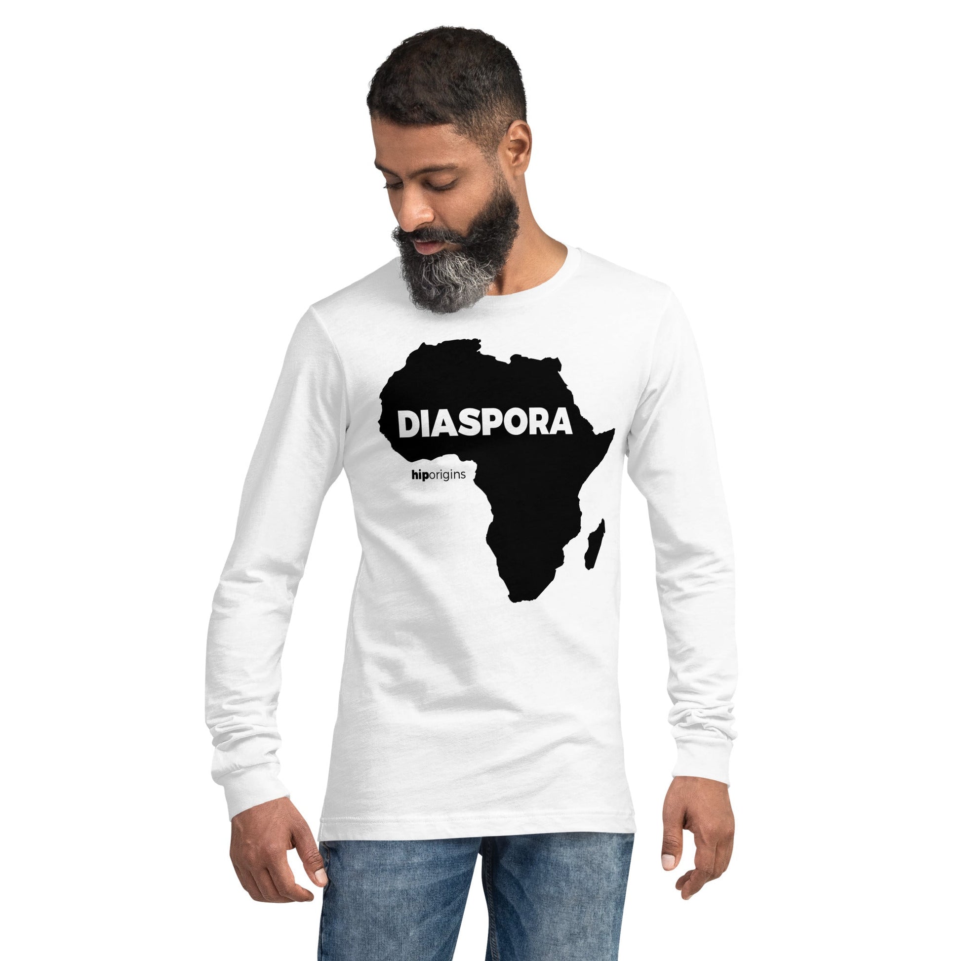 Black Diaspora Unisex Long Sleeve Tee - Origins Clothing