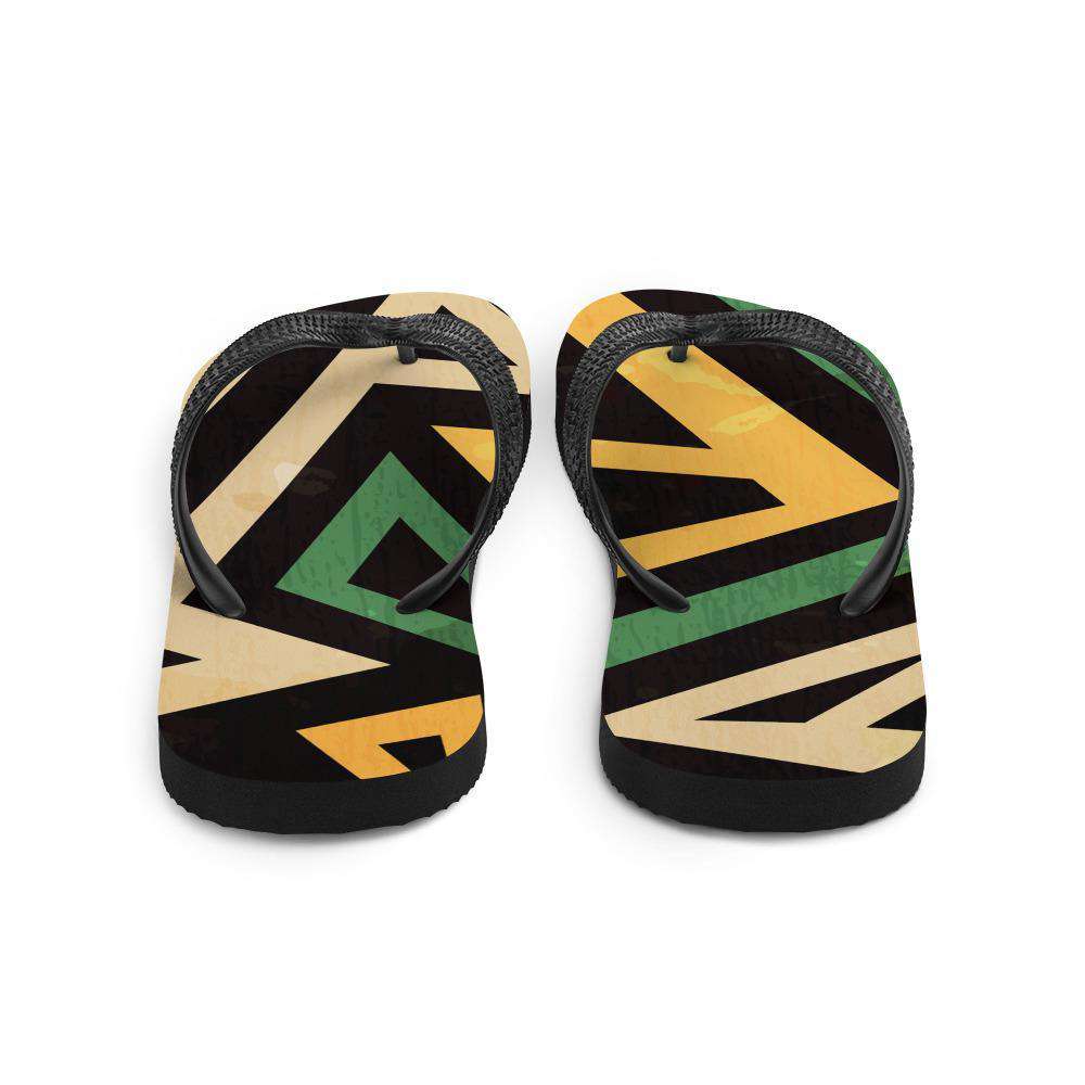 Bold Print Flip-Flops - Origins Clothing