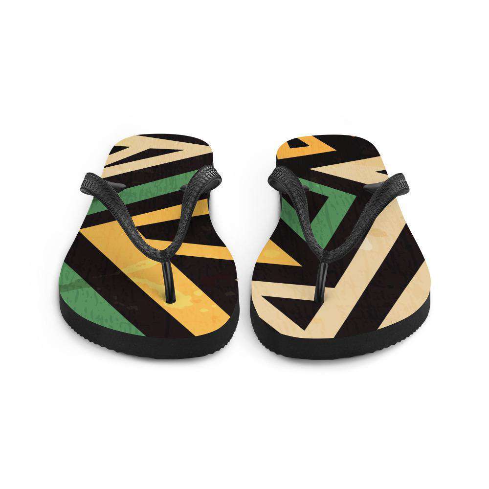Bold Print Flip-Flops - Origins Clothing