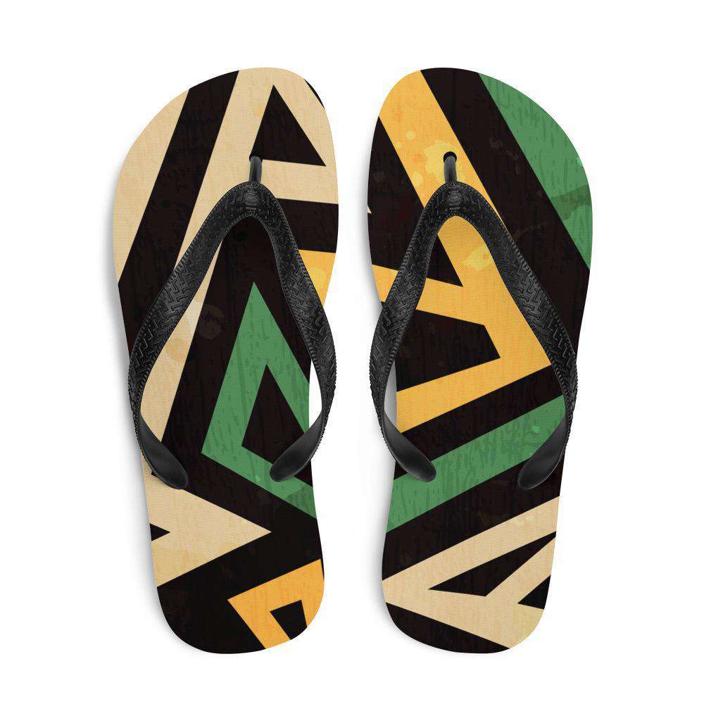 Bold Print Flip-Flops - Origins Clothing
