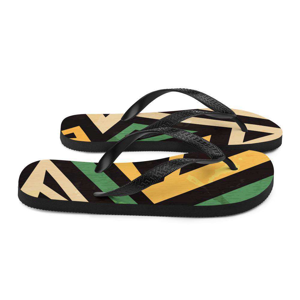 Bold Print Flip-Flops - Origins Clothing