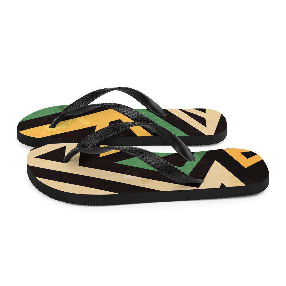 Bold Print Flip-Flops - Origins Clothing