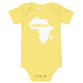 Diaspora White Baby Onesie - Origins Clothing