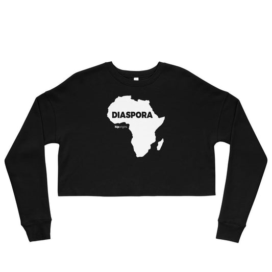 Diaspora White Crop Sweatshirt - Origins Clothing