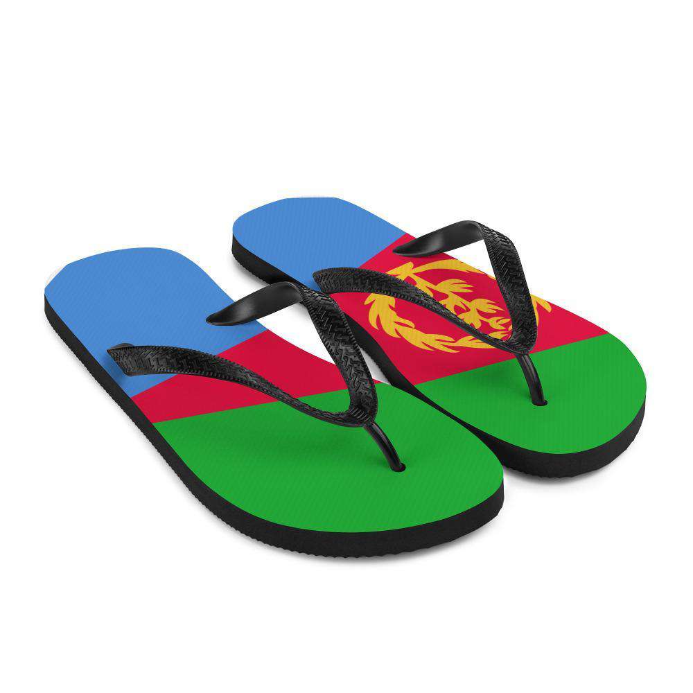 Eritrean Flag Flip-Flops - Origins Clothing