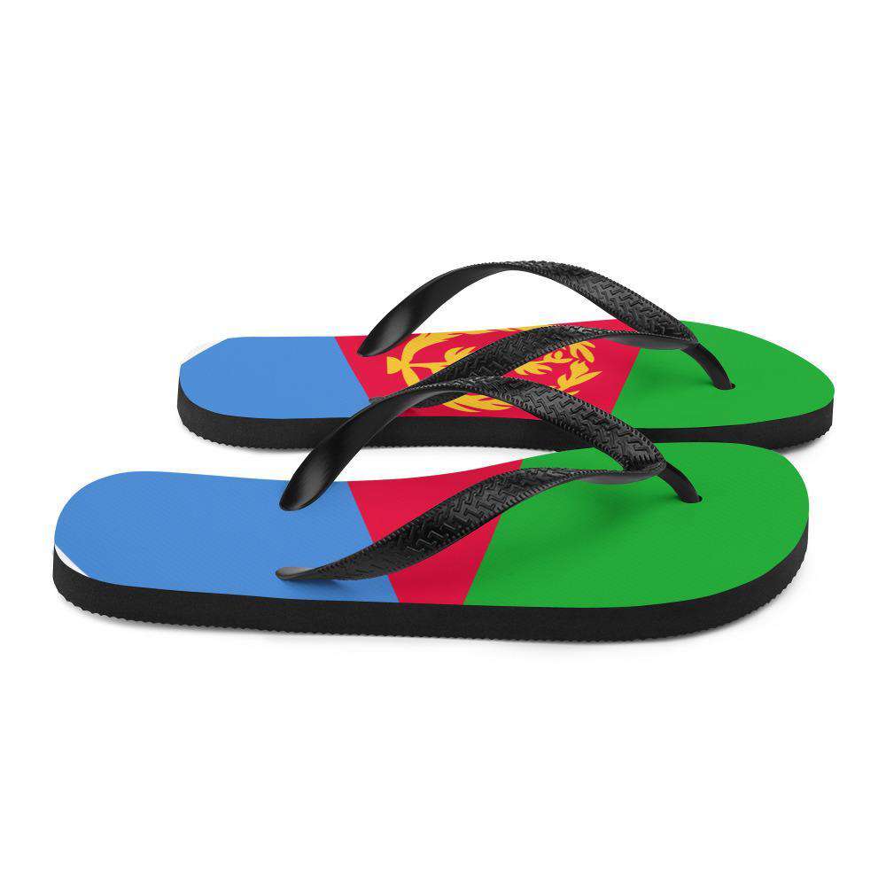 Eritrean Flag Flip-Flops - Origins Clothing