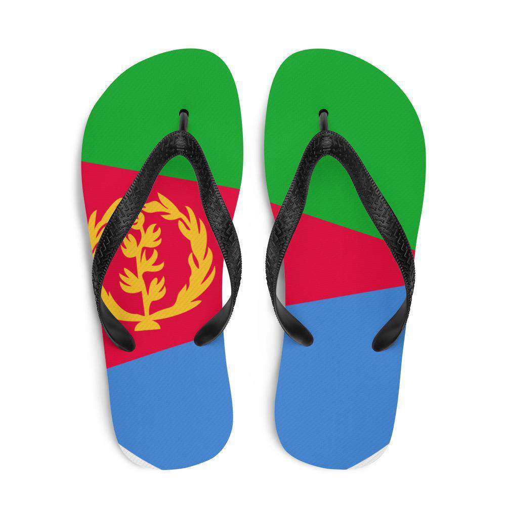 Eritrean Flag Flip-Flops - Origins Clothing