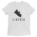 Liberia Map T-Shirt - Origins Clothing