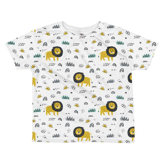 Little Lion Pattern Toddler T-shirt - Origins Clothing