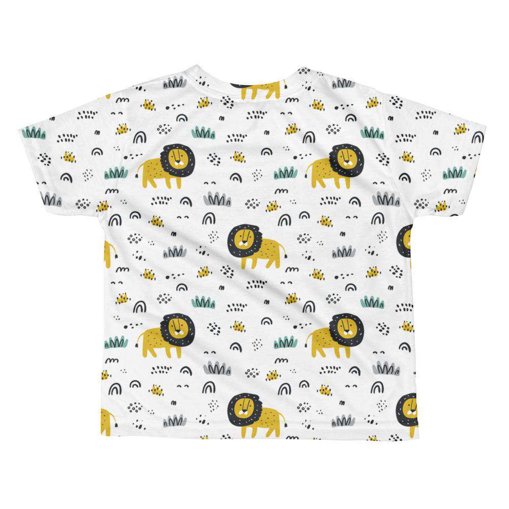 Little Lion Pattern Toddler T-shirt - Origins Clothing