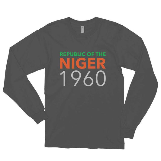 Niger 1960 Long Sleeve T-Shirt - Origins Clothing