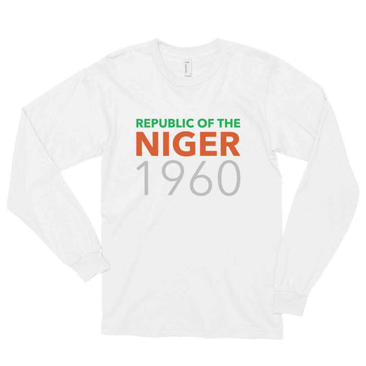 Niger 1960 Long Sleeve T-Shirt - Origins Clothing