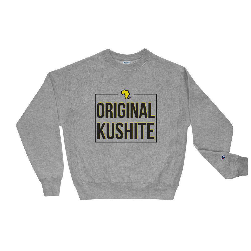 Original Kushite Gold Champion Sweatshirt - Origins Clothing