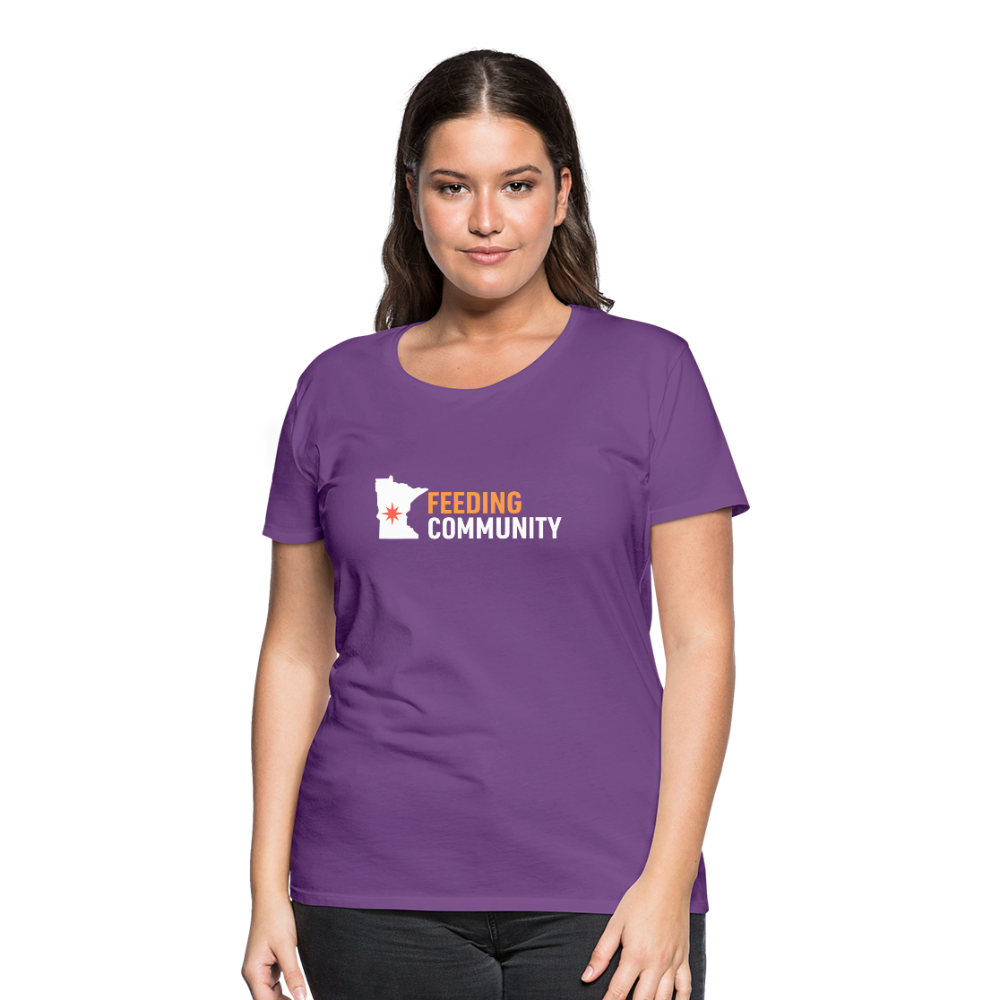 Feeding Community Women’s T-Shirt - purple